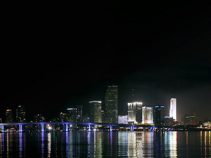 Фотографии ночного Майами