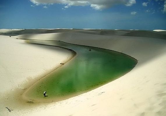 Простыни Мараньяна — вода в пустыне Простыни Мараньяна — вода в пустыне