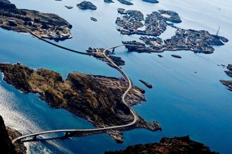 Атлантическая дорога, Норвегия Атлантическая дорога, Норвегия