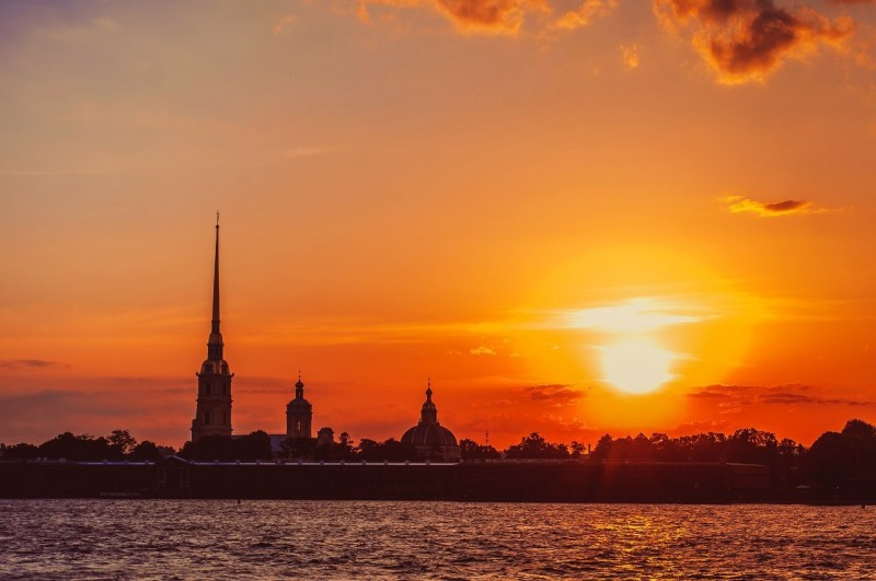 Закаты и рассветы в Санкт-Петербурге