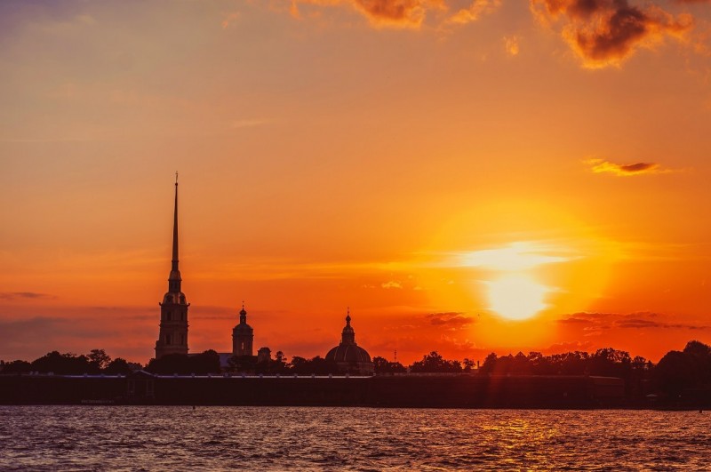 Петропавловка на рассвете