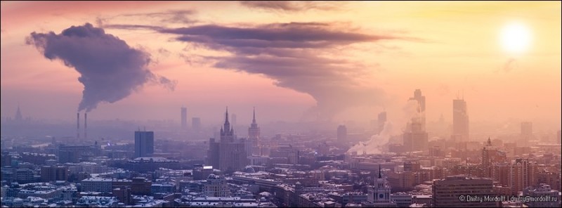 Завораживающие фотографии снежной Москвы