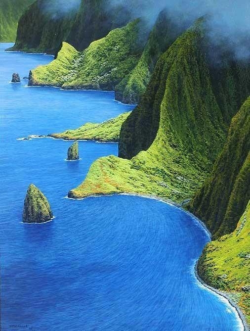 Остров Молокаи - пятый по величине остров Гавайского архипелага.