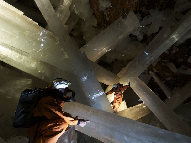 Пещера Гигантских Кристаллов в Мексике