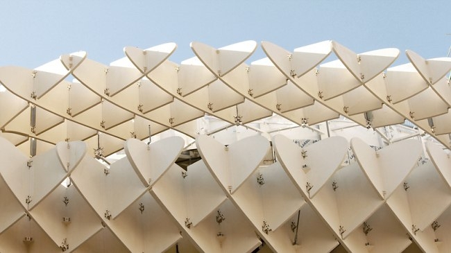 Деревянный комплекс Metropol Parasol в Севилье.