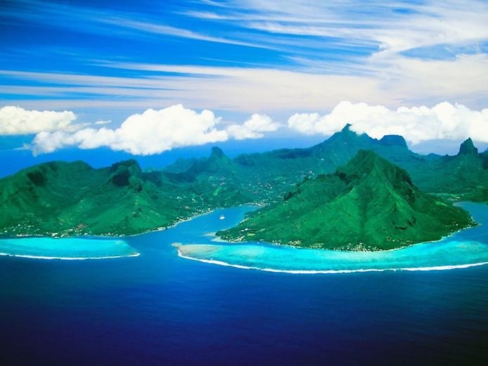 Остров Муреа во Французской Полинезии