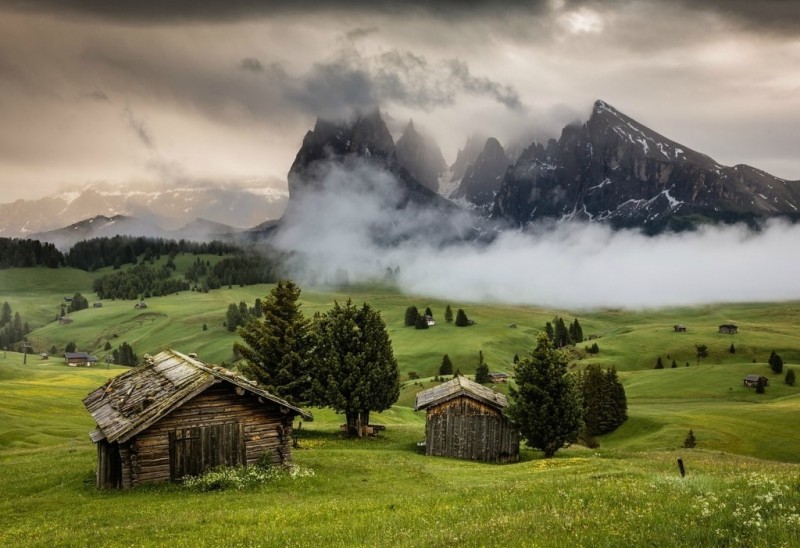 Доломитовые Альпы в фотографиях Hans Kruse