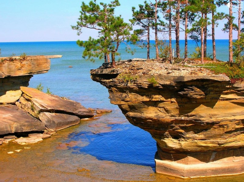 Остров Turnip Rock Остров Turnip Rock