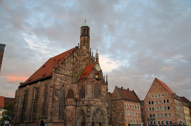 Церковь Фрауэнкирхе в Нюрнберге, Германия