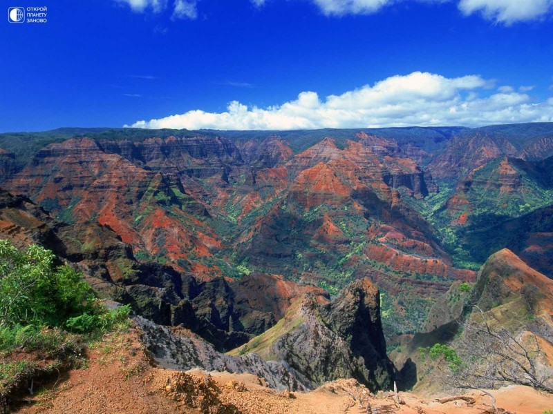 Каньон Ваймеа (Waimea Сanyon), США. Каньон Ваймеа (Waimea Сanyon), США.
