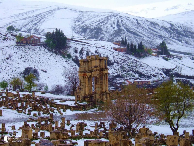 Руины древнеримского города - Джемила