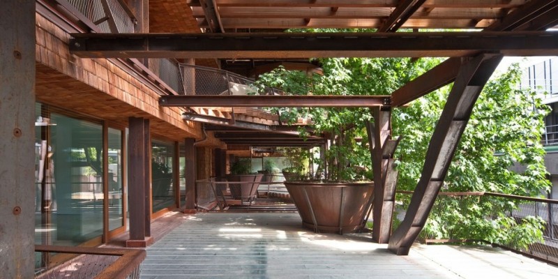 Вертикальный лес Urban Tree House Вертикальный лес Urban Tree House