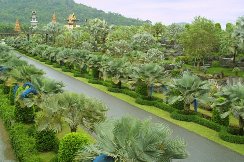 Тропический парк Нонг Нуч в Тайланде