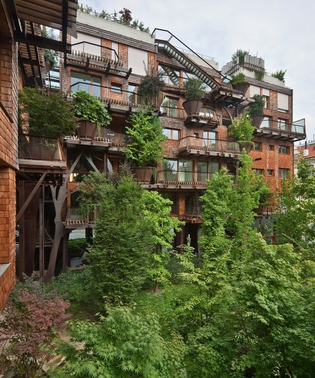 Вертикальный лес Urban Tree House