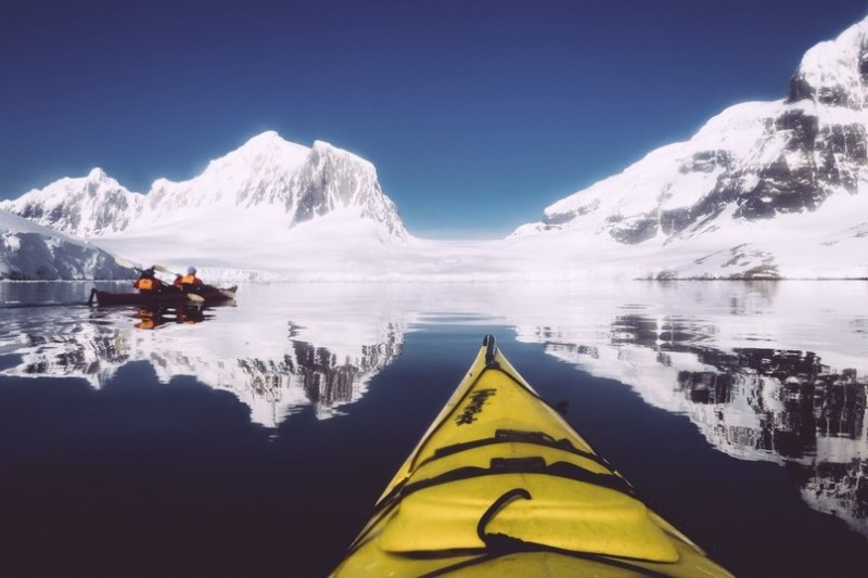 Холодная Антарктика...