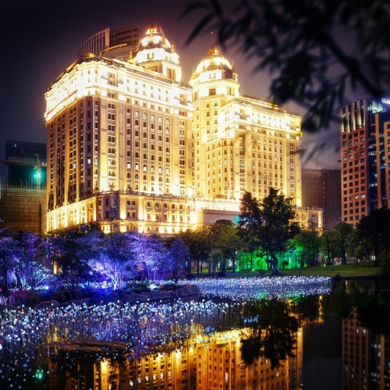 Китай, ночной Гуанчжоу