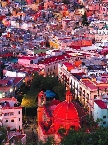 Разноцветный город Гуанахуато, Мексика