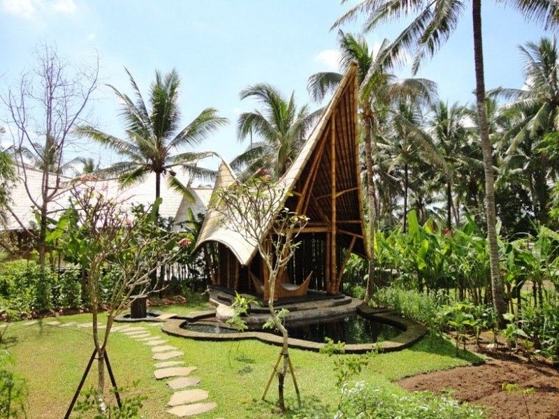 Бамбуковый эко-комплекс Green Village на острове Бали, Индонезия