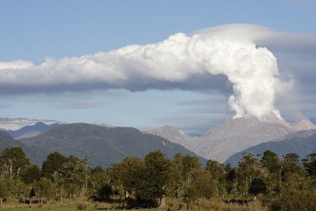 Вулкан Чайтен, Чили.