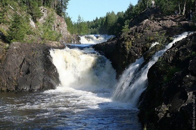 Водопад Кивач, республика Карелия, Россия Водопад Кивач, республика Карелия, Россия