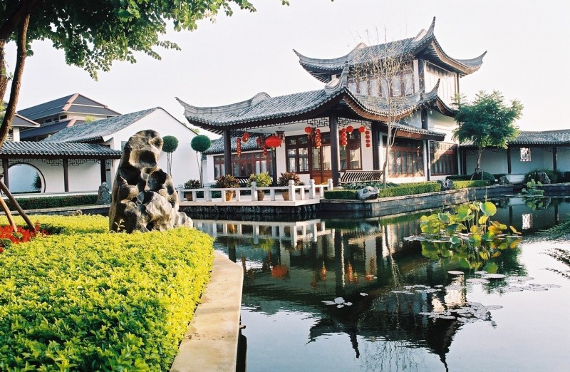 Национальный парк-сад цветов Mae Fah Luang Garden  в Таиланде