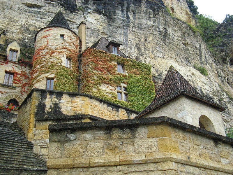 Деревня La Roque Gageac (Рок Гажак). Франция