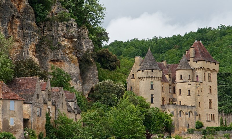 Деревня La Roque Gageac (Рок Гажак). Франция