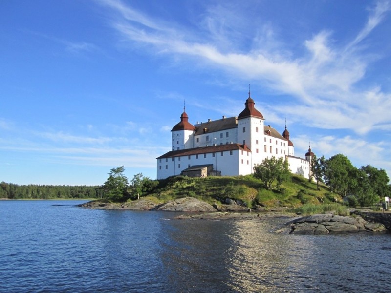 Замок Леке в Вестра-Гёталанде (Швеция)