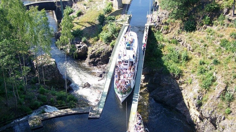 Магдебургский водный мост в Германии