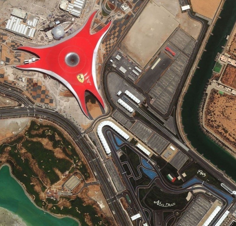 Элитный Ferrari World-парк развлечений в Дубае