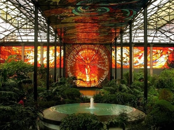 Космовитрал - ботанический сад с витрадами, Мексика