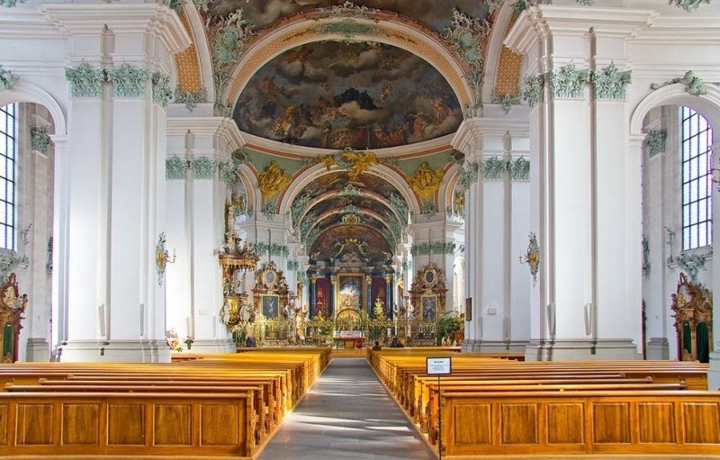 Библиотека Санкт-Галленского монастыря (Швейцария) 3
