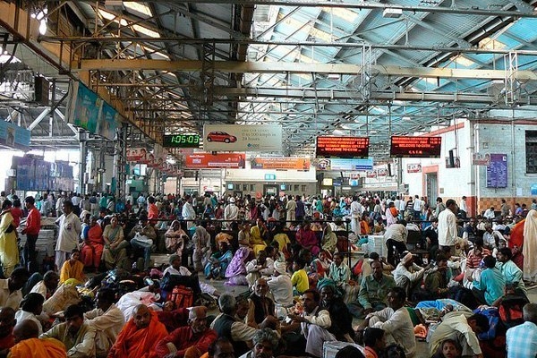 Вокзал Чхатрапати-Шиваджи, Бомбей, Индия