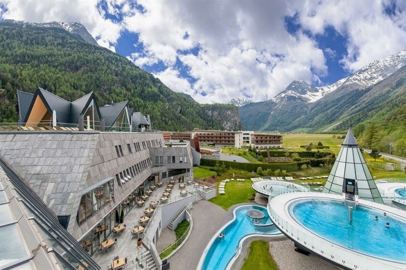 Необычный банный комплекс в Австрии