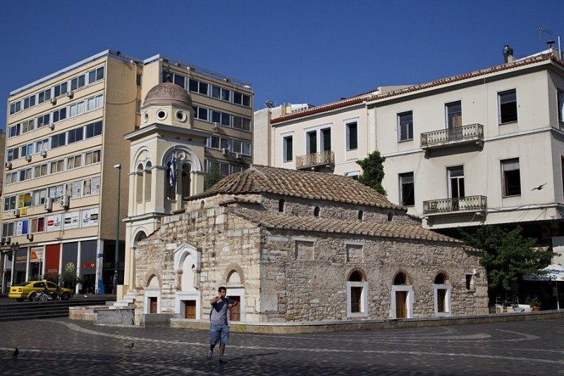 Площадь Монастираки в Афинах.