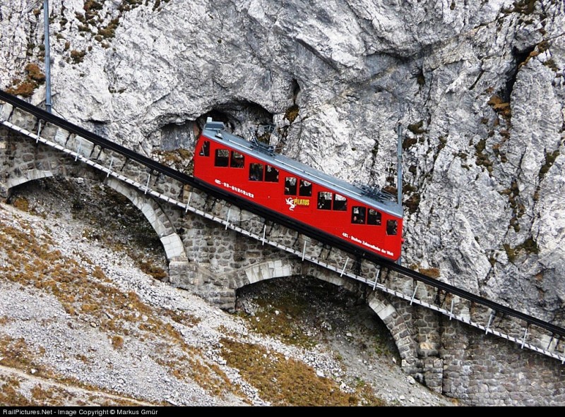 Пилатусбан - самая крутая железная дорога в мире