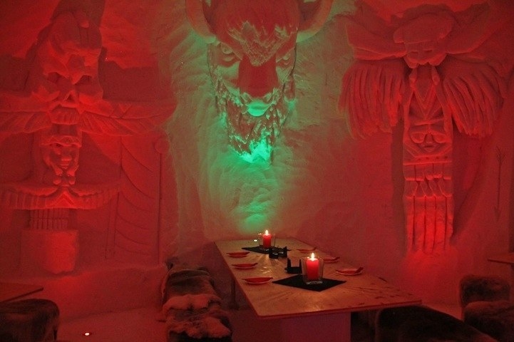 Альпийский снежный отель Iglu-Lodge