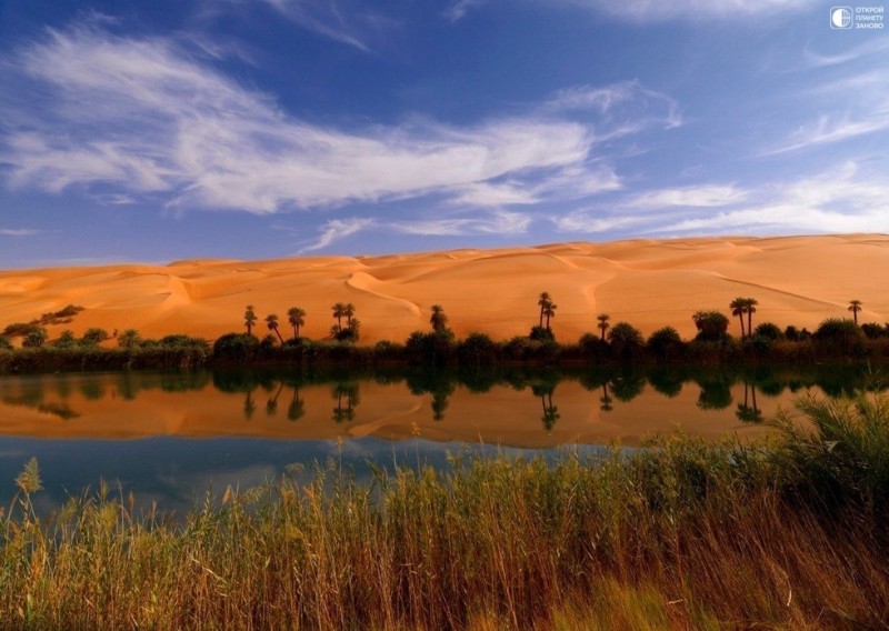 Озера Убари - сказочный оазис в африканской пустыне
