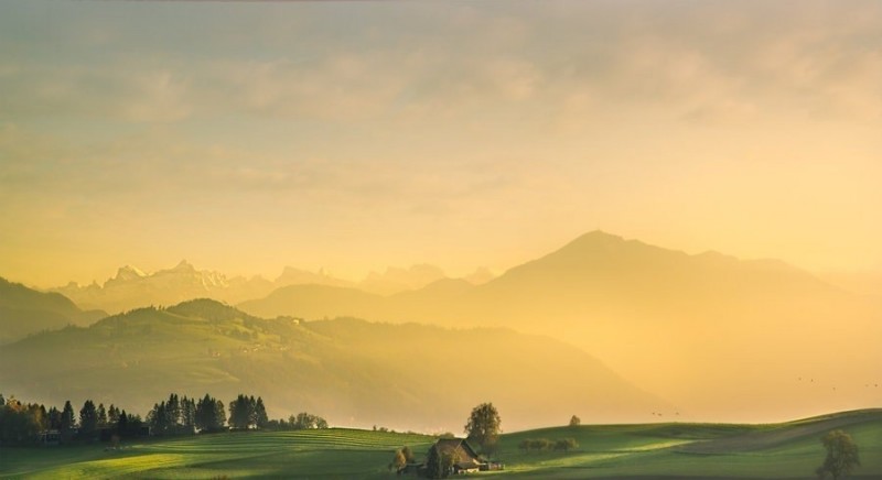 Восхитительные пейзажи Швейцарии
