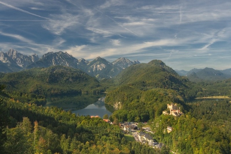 Швангау и окрестности, Германия.