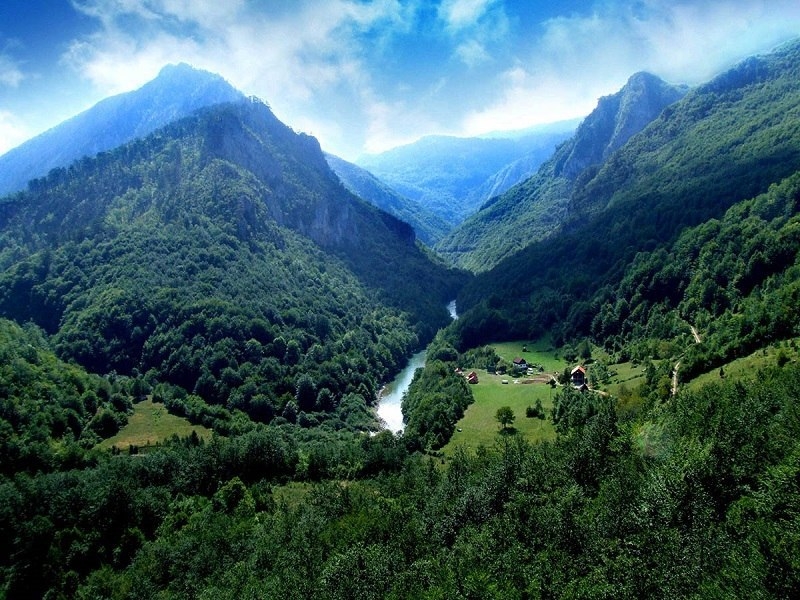 Река Тара в парке Дурмитор, Черногория