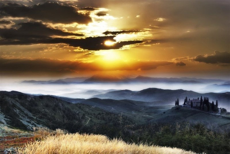 Золото закатов от итальянского фотографа Маурицио Феччио