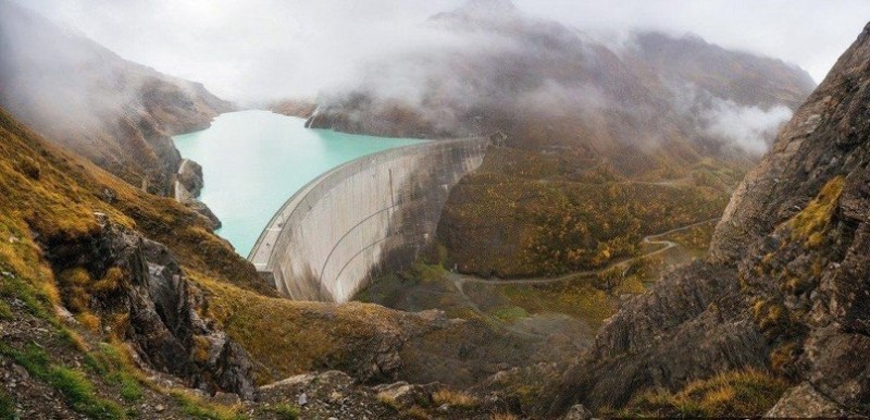 Дамба Мовуазен, Швейцария.