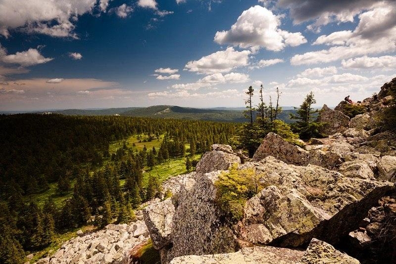 Национальный парк Таганай на Урале, Россия.