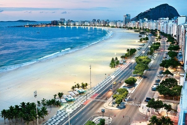 Пляж Копакабана - рай в Бразилии