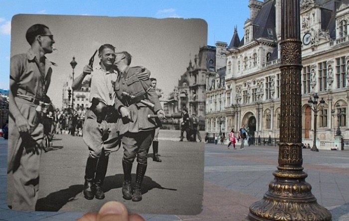 Вчера и сегодня: 10 фотографий современного Парижа, позволяющих заглянуть в прошлое