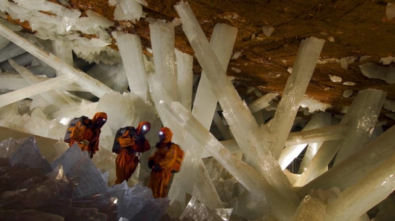 Пещера Гигантских Кристаллов в Мексике