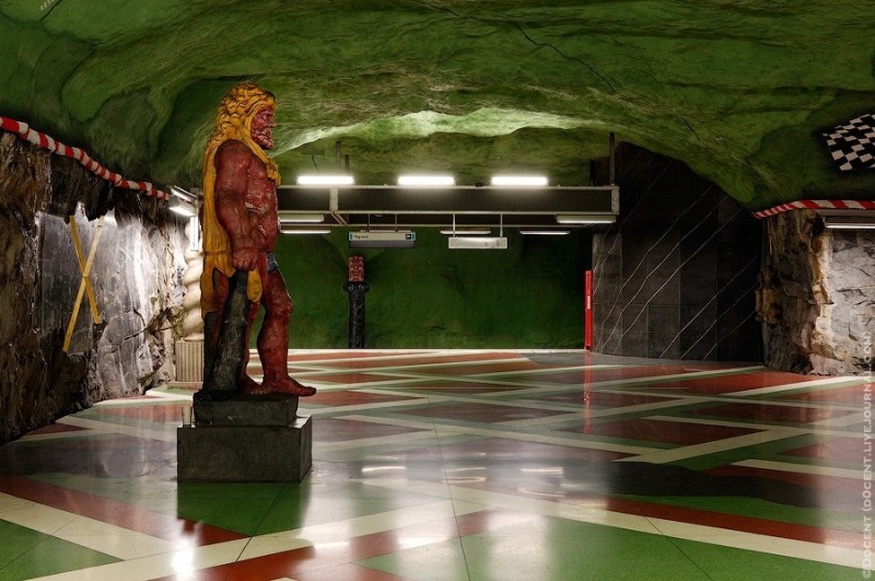 Стокгольм - в метро, как в музей