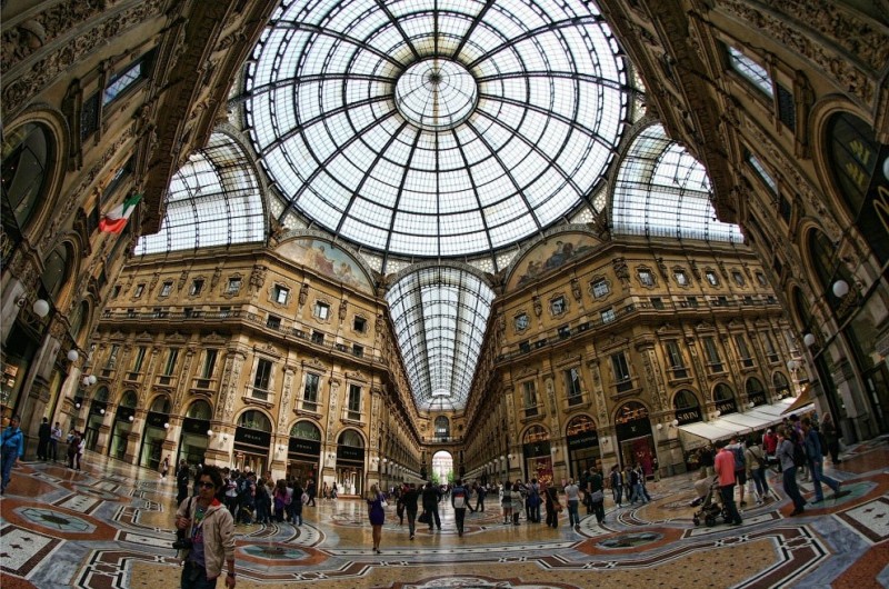 Улица под куполом: галерея Виктора Эммануила II в Милане 1