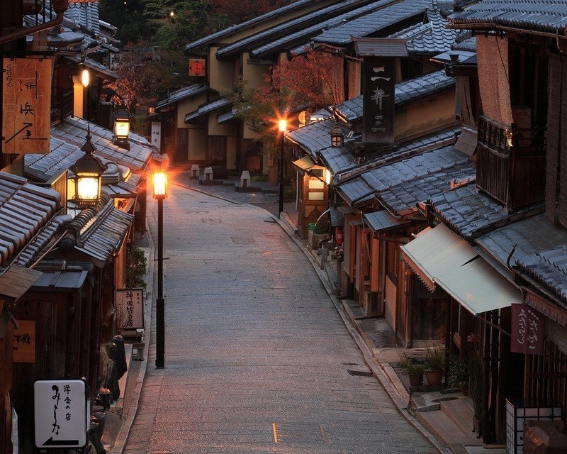 Старинные улочки Киото